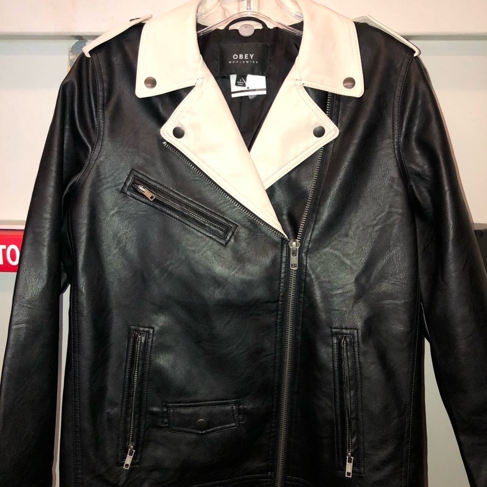 Obey Defiant Rose Moto Jacket (women’s)